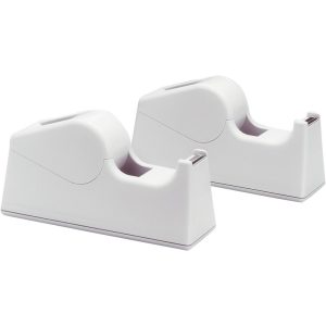 ABILITYONE Tabletop Tape Dispensers; Style: Single Roll ; Mount Type: Table; Desk ; Tape Core Diameter: 3 ; Tape Width: 1 ; Color: Gray ; UNSPSC Code: 24102202 7520002402417