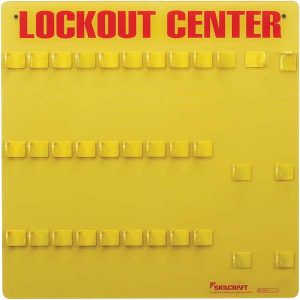 ABILITYONE Empty Lockout Tagout Station: Keyed Different, 1 Pc 534000NIB0426