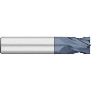TITAN USA Square End Mill: 1/4" Dia, 1/2" LOC, 4 Flute, Solid Carbide TC10916