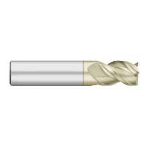 TITAN USA Square End Mill: 1/4" Dia, 1/2" LOC, 3 Flute, Solid Carbide TC63004