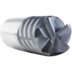 SUPERMILL Corner Radius End Mill: 1/2" Dia, 1" LOC, 0.1250" Radius, 5 Flute, Solid Carbide 5252013