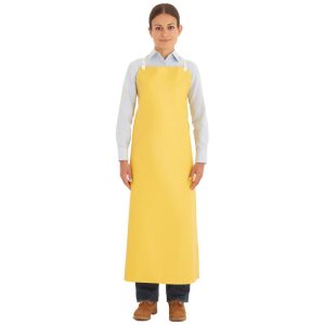 ANSELL Disposable & Chemical-Resistant Apron: Size Universal, 33" Length, 20 mil Thick, Yellow 950110