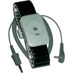 TRANSFORMING TECHNOLOGIES Anti-Static Wrist Strap: Size Small, Metal, Non-Disposable WB0050S
