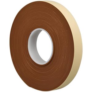 TAPECASE LTD Silicone Sponge Rubber R10470M Foam: 0.125" Thick, 1" Wide, Orange & Tan 888519037348