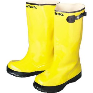 BON TOOL Work Boot: Size 15, Rubber, Plain Toe, Over The Sock 14-715