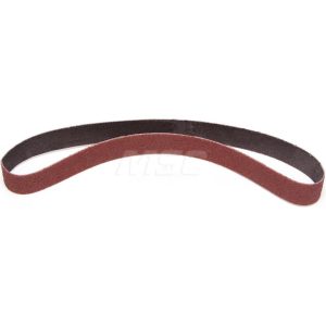 3M Abrasive Belt: 1/2" Wide, 24" OAL, 120 Grit, Ceramic 7100275013