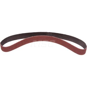 3M Abrasive Belt: 1/2" Wide, 24" OAL, 80 Grit, Ceramic 7100272728