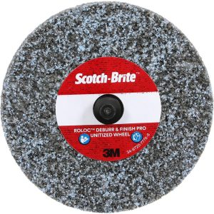 3M Deburring Wheel: 3" Dia, 1/4" Face Width, Density 2, Precision Shaped Ceramic 7010329346