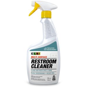 CLR PRO Bathroom, Tile & Toilet Bowl Cleaners; Type: Bathroom Cleaner; Application: Water Closets; Rest Stop; Locker Rooms; Bathrooms; Schools; Cafeterias; Restrooms; Universities; Form: Liquid; Liquid Concentrate; Spray; Container Type: Spray Bottle; Scent: Clea FM-RC32-6PRO