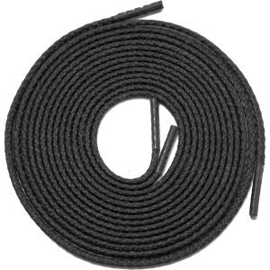 DIAMONDPERFORMANCE 63" black unbreakable, lifetime guaranteed boot lace, Chemical, UV, corrosion, abrasion resistant, 25 times more durable than Kevlar, zero stretch, stay tied with no slippage, 1600 lb breaking strength, Fire-proof and thermal protection up to temperatures DL063BLK