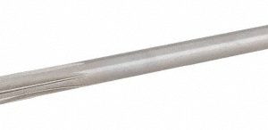HERTEL Chucking Reamer: #18, 4-1/2" OAL, 1-1/8" Flute Length, Straight, Straight-Cylindrical, Cobalt Steel 72308182
