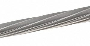 HERTEL Taper Pin Reamer: #10 Pin, 0.5799" Small End, 0.7216" Large End, High Speed Steel 72402100