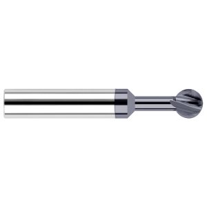 HARVEY TOOL Undercutting End Mill: 0.0938" Dia, 2 Flute, 0.0469" Radius 766693-C3