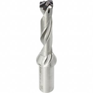 ISCAR Replaceable-Tip Drill: 0.433 to 0.449" Dia, 1.38" Max Depth, 5/8" Flatted Shank 3202444