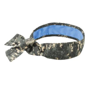 ERGODYNE Cooling Bandana: Size Universal, Camouflage 12562