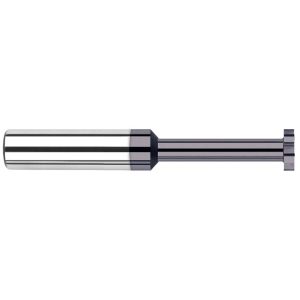 HARVEY TOOL Woodruff Keyseat Cutter: 1/4" Cut Dia, 1/4" Shank Dia, Straight Tooth 43950-C3