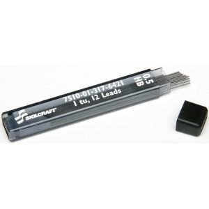 ABILITYONE Pens & Pencils; Type: Mechanical Pencil Refill ; Tip Type: Fine ; Color: Black ; UNSPSC Code: 44121704 7510013176421