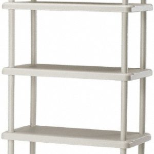 ABILITYONE Plastic Shelving; Shelving Type: Structural Plastic Open Shelving ; Number Of Shelves: 5 ; UNSPSC Code: 24102004 7125016672786