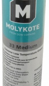DUPONT Low Temperature Grease: 14.1 oz Cartridge, Lithium & Phenylmethyl Silicone 4016034