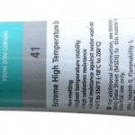 DUPONT High Temperature Grease: 5.3 oz Tube, Lithium & Phenylmethyl Silicone 0131984