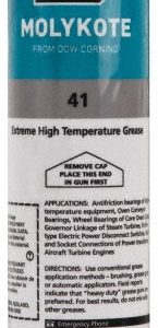 DUPONT High Temperature Grease: 14.1 oz Cartridge, Lithium & Phenylmethyl Silicone 0131983