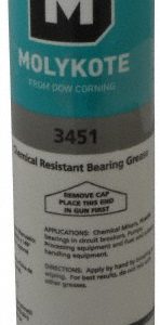 DUPONT High Temperature Grease: 19.4 oz Cartridge, Fluorosilicone with Polytetrafluroethylene 0131849
