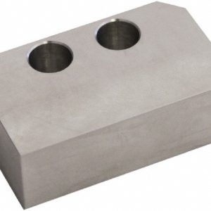 5TH AXIS Vise Jaw: 75 mm Wide, 25 mm High, 1.2" Thick, Flat VAJ75X