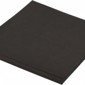 USA INDUSTRIALS Rubber Sheet: Neoprene Spring Blend, 1" Thick, 12" Wide, 1' Long, Black BULK-RS-SN70-9