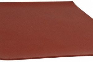 USA INDUSTRIALS Rubber Sheet: Silicone, 1/8" Thick, 12" Wide, 1' Long, Red BULK-RS-S40-24
