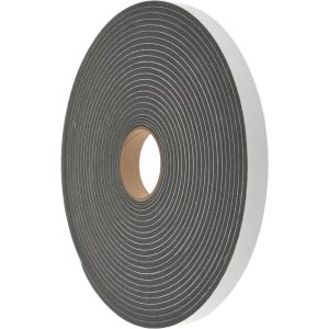 D.A.R. INDUSTRIAL PRODS. INC. Open Cell Polyurethane Foam: 1" Wide, Gray 31940877