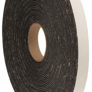 D.A.R. INDUSTRIAL PRODS. INC. Closed Cell PVC Foam: 1" Wide, Black 31941339