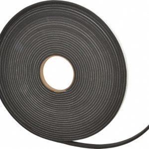 D.A.R. INDUSTRIAL PRODS. INC. Roll: Closed Cell, Neoprene-Blend Spring Rubber, 1/2" Wide, Black 31943574