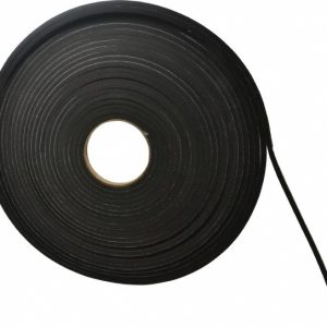 D.A.R. INDUSTRIAL PRODS. INC. Roll: Closed Cell, Neoprene-Blend Spring Rubber, 1/2" Wide, Black 31943582