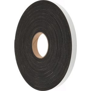 D.A.R. INDUSTRIAL PRODS. INC. Roll: Closed Cell, Neoprene-Blend Spring Rubber, 3/4" Wide, Black 31943624