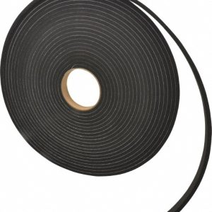 D.A.R. INDUSTRIAL PRODS. INC. Roll: Closed Cell, Neoprene-Blend Spring Rubber, 3/4" Wide, Black 31943640