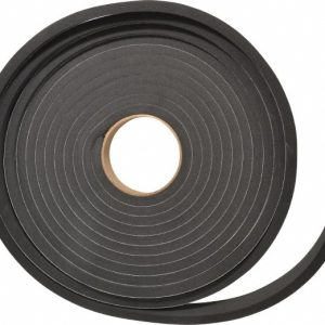 D.A.R. INDUSTRIAL PRODS. INC. Roll: Closed Cell, Neoprene-Blend Spring Rubber, 1" Wide, Black 31943715
