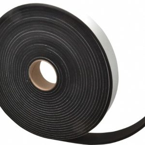 D.A.R. INDUSTRIAL PRODS. INC. Roll: Closed Cell, Neoprene-Blend Spring Rubber, 2" Wide, Black 31943764