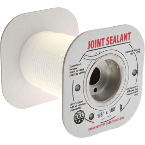 D.A.R. INDUSTRIAL PRODS. INC. 100' Long x 1/8" Wide Economy PTFE Joint Sealant 31950686