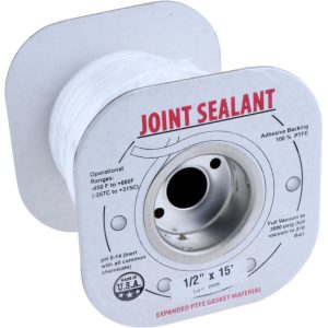D.A.R. INDUSTRIAL PRODS. INC. 15' Long x 1/2" Wide Economy PTFE Joint Sealant 31950728