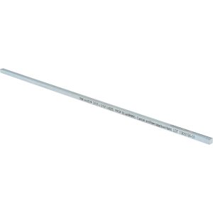 MAK-A-KEY Oversized Key Stock: 3/16" High, 3/16" Wide, 12" Long, Steel, Zinc-Plated C2073618718712