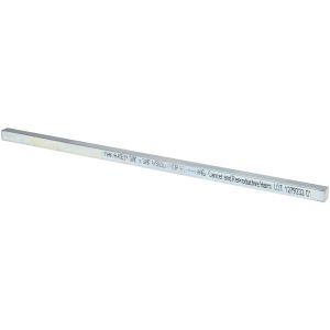 MAK-A-KEY Oversized Key Stock: 3/8" High, 3/8" Wide, 12" Long, Steel, Zinc-Plated C2073637537512