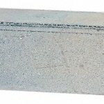 MAK-A-KEY Oversized Key Stock: 1/2" High, 1/2" Wide, 12" Long, Steel, Zinc-Plated C2073650050012