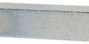 MAK-A-KEY Oversized Key Stock: 1/2" High, 1/2" Wide, 12" Long, Steel, Zinc-Plated C2073650050012