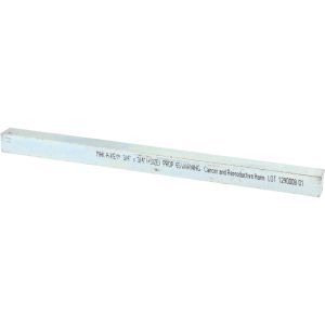 MAK-A-KEY Oversized Key Stock: 3/4" High, 3/4" Wide, 12" Long, Steel, Zinc-Plated 3607500750-12