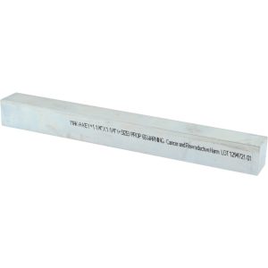 MAK-A-KEY Oversized Key Stock: 1-1/4" High, 1-1/4" Wide, 12" Long, Steel, Zinc-Plated 3612501250-12