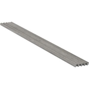 MAK-A-KEY Oversized Key Stock: 1/4" High, 1/4" Wide, 12" Long, Steel C2075525025012