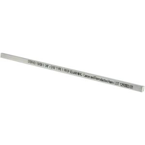 MAK-A-KEY Step Key Stock: 12" Long, Steel, Zinc-Plated SK08-1