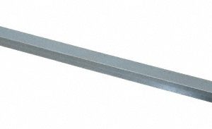 MAK-A-KEY Step Key Stock: 12" Long, Steel, Zinc-Plated SK09-2
