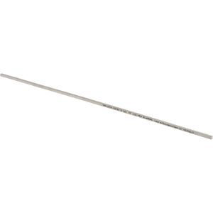 MAK-A-KEY Undersized Key Stock: 1/8" High, 1/8" Wide, 12" Long, 18-8 Stainless Steel 7001250125-12