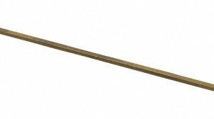 MAK-A-KEY Oversized Key Stock: 1/8" High, 1/8" Wide, 12" Long, Brass 0601250125-12